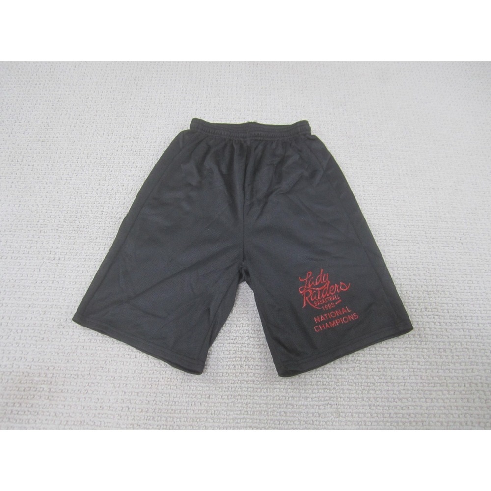 Texas Tech Shorts Youth Girls Small Black Lady Raiders 1993 National‎ Champions